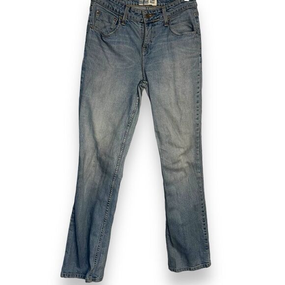 Levi's Midrise Bootcut Jeans Women's 4 Blue Casual Academia Pockets Zip Outdoor - Picture 1 of 9